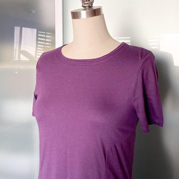 NWOT Twelve by Twelve Purple Midi Dress with pockets size S - Picture 2 of 12